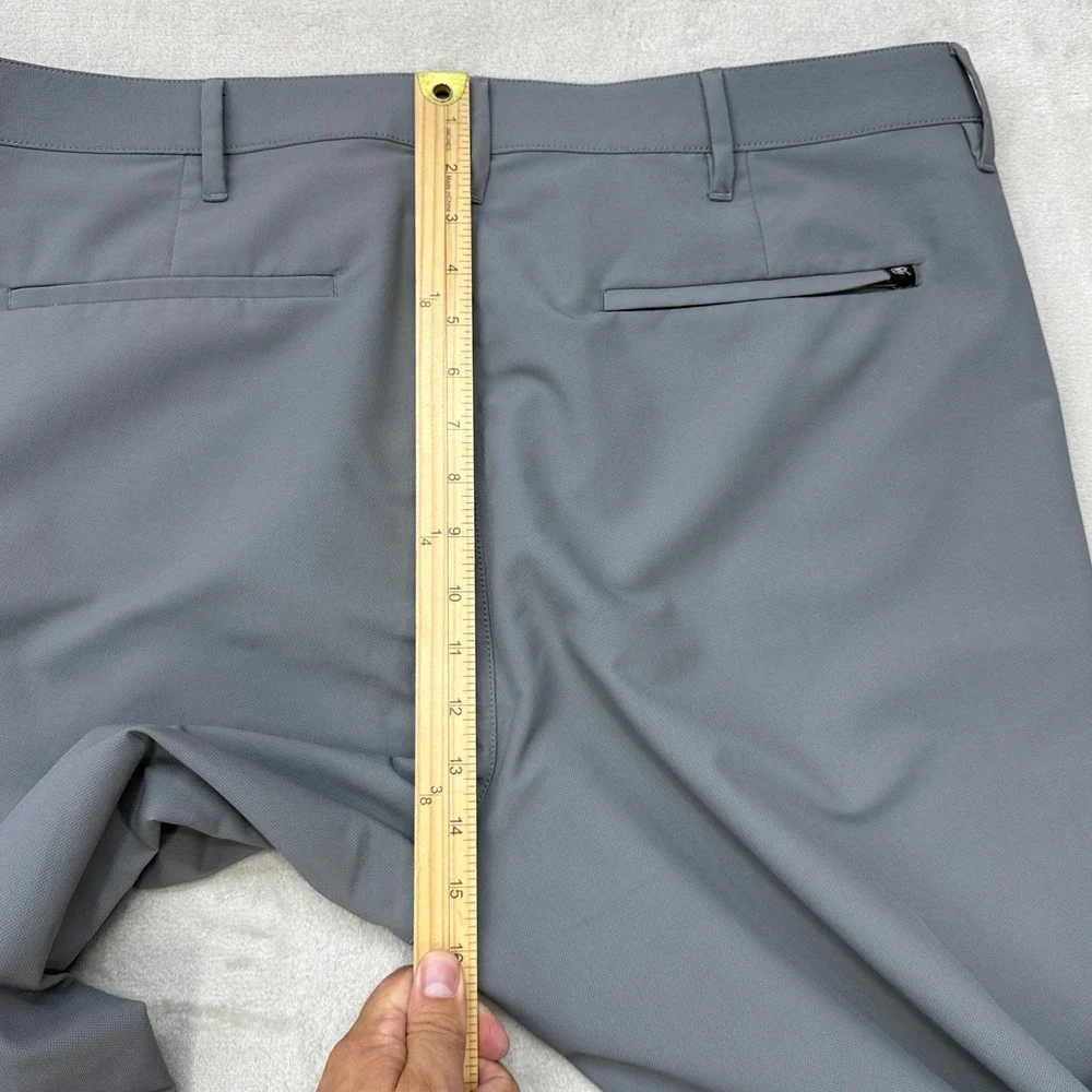 Banana Republic Core Temp Chino Pants Mens 40x30 Gray Tech Performance Trouser‎